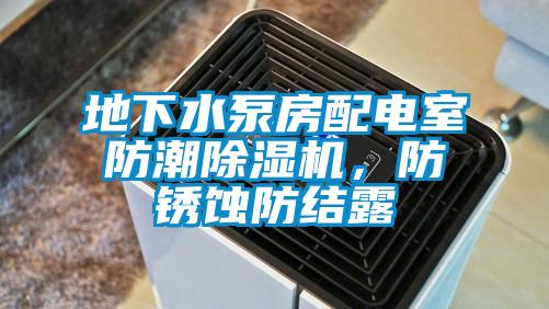 地下水泵房配電室防潮除濕機，防銹蝕防結露
