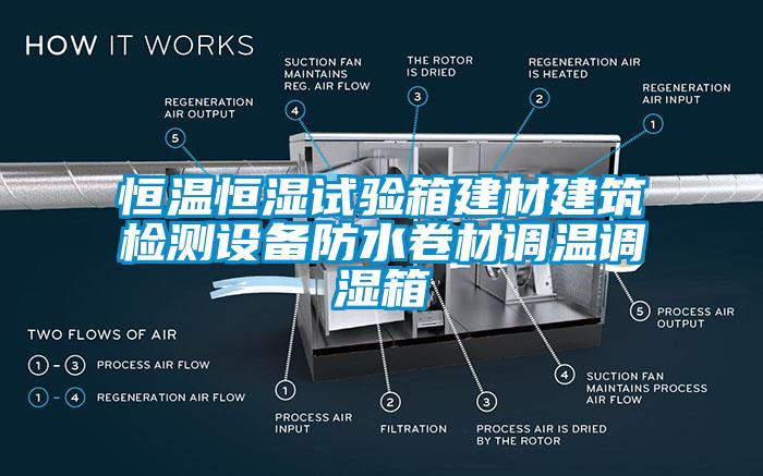 恒溫恒濕試驗箱建材建筑檢測設備防水卷材調溫調濕箱