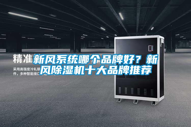 新風系統哪個品牌好？新風除濕機十大品牌推薦
