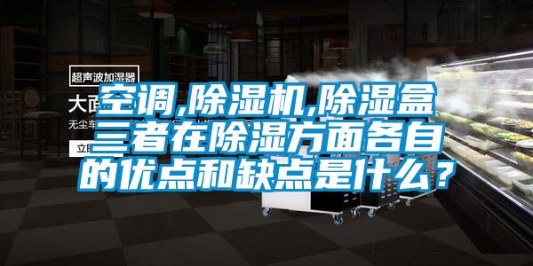 空調(diào),除濕機,除濕盒三者在除濕方面各自的優(yōu)點和缺點是什么？