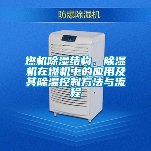 燃機除濕結構、除濕機在燃機中的應用及其除濕控制方法與流程