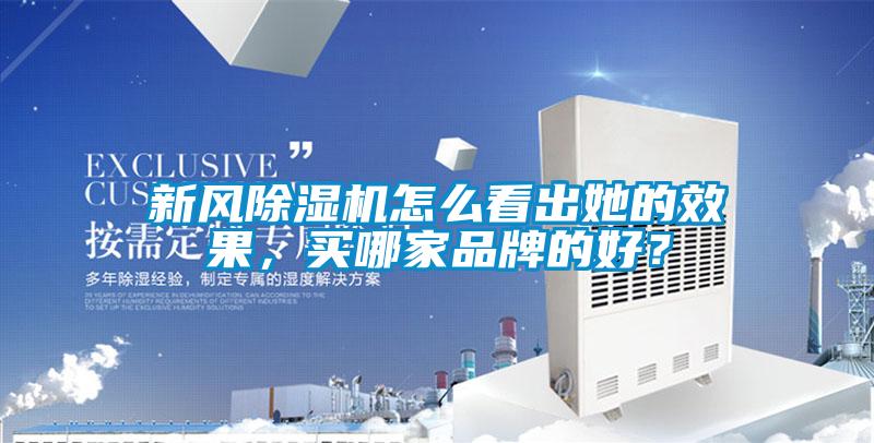 新風除濕機怎么看出她的效果，買哪家品牌的好？