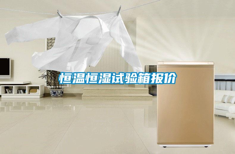 恒溫恒濕試驗箱報價
