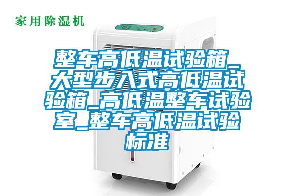 整車高低溫試驗箱_大型步入式高低溫試驗箱_高低溫整車試驗室_整車高低溫試驗標(biāo)準(zhǔn)
