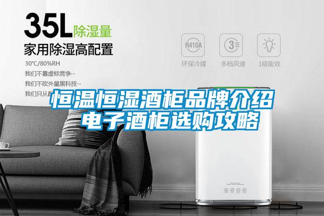 恒溫恒濕酒柜品牌介紹 電子酒柜選購(gòu)攻略