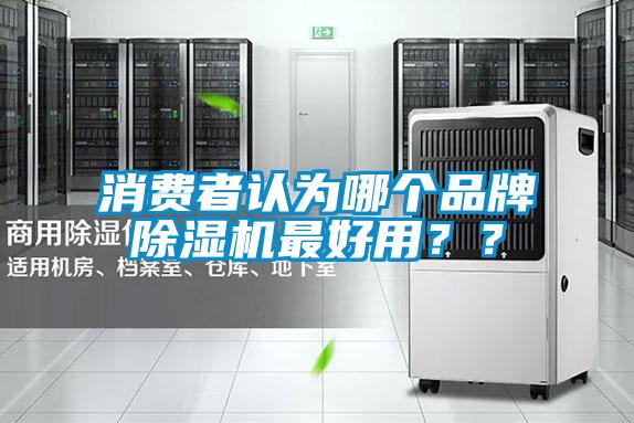 消費者認為哪個品牌除濕機最好用？？